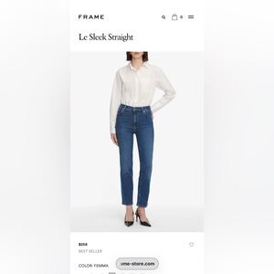 FRAME Le Sleek Straight sz25